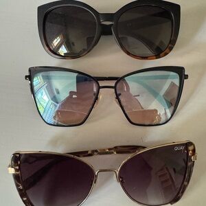 Women’s Sunglasses Set - Black and Brown